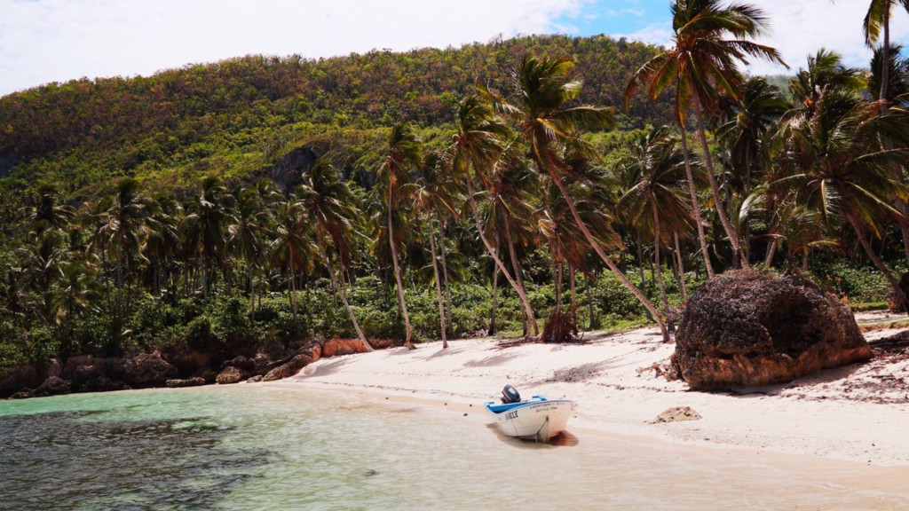 Playa tropical en la República Dominicana