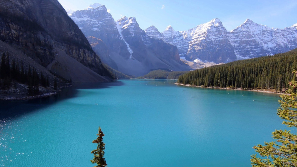 Relajación en Moraine Lake