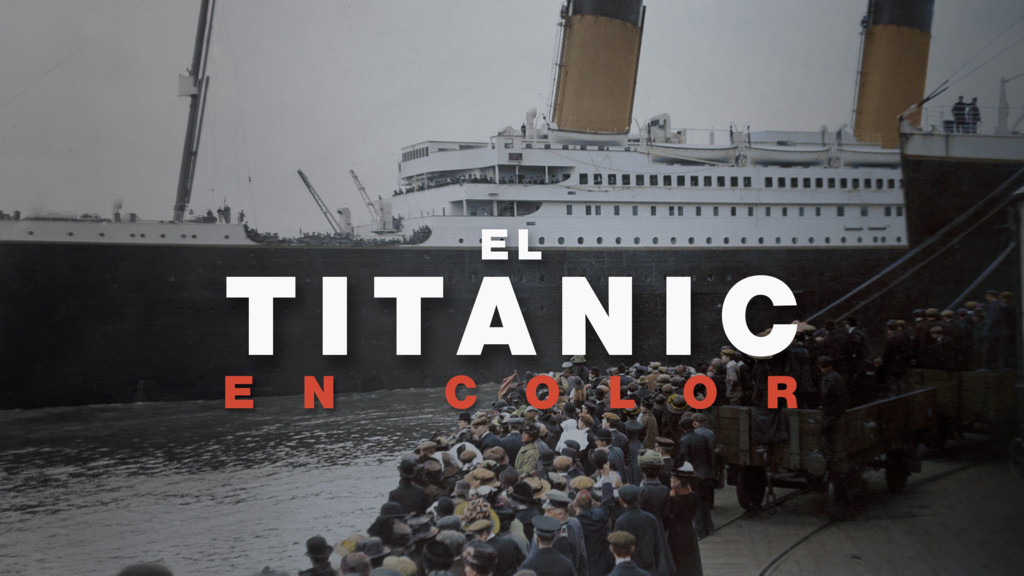 El Titanic en color