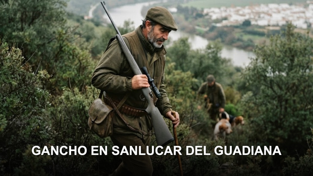 Gancho en Sanlucar del Guadiana