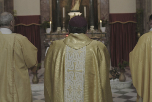 Behind the Altar