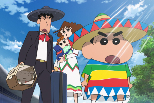 Shin Chan en México, el ataque del cactus gigante