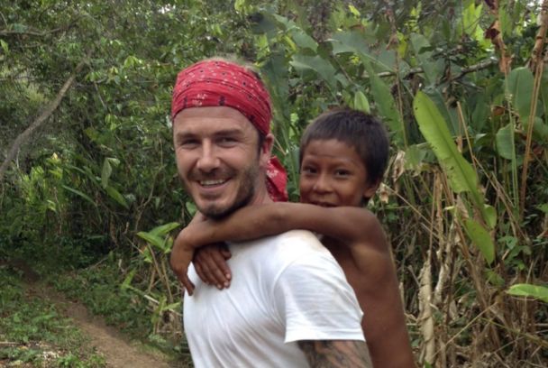 David Beckham en Brasil