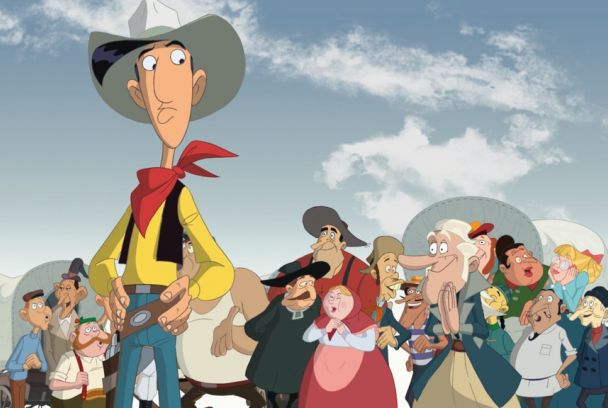 Tots a l'oest: Una aventura de Lucky Luke