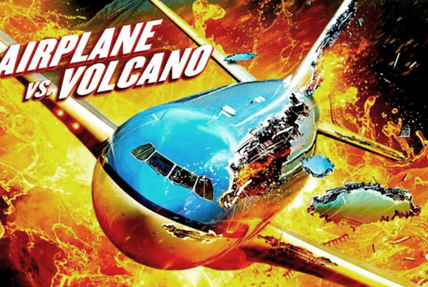 Avión vs. volcán