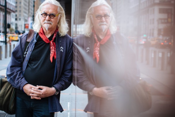 Billy Connolly en tren por Estados Unidos