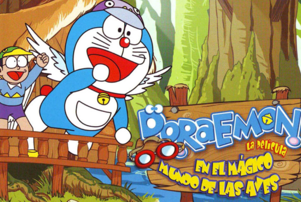 Doraemon viaja al mágico mundo de las aves