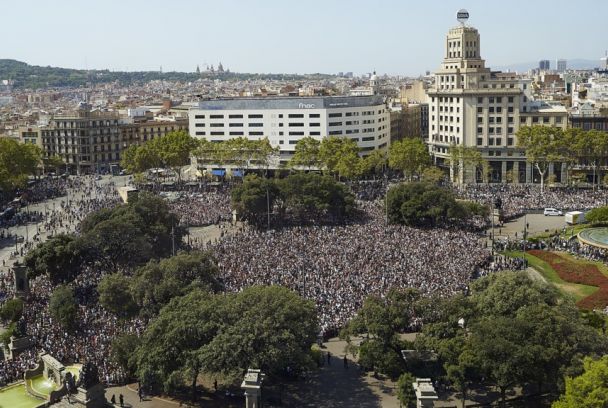 Manifestación Barcelona: No tinc por