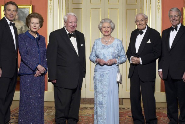La reina y sus primeros ministros