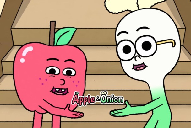 Manzana y cebolleta