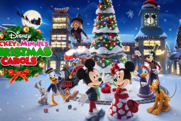 Mickey, Minnie y los villancicos de Navidad