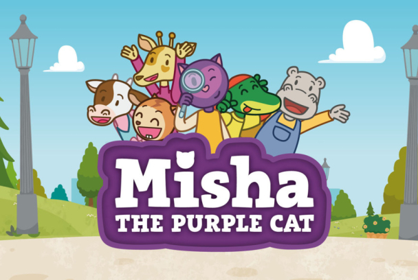 Misha, la gata violeta