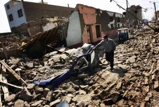 Tierra de catástrofes. Terremoto